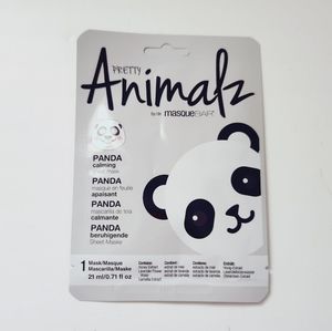 🍭7/$15 Pretty Animalz by Masque Bar Sheet Mask Calming Panda